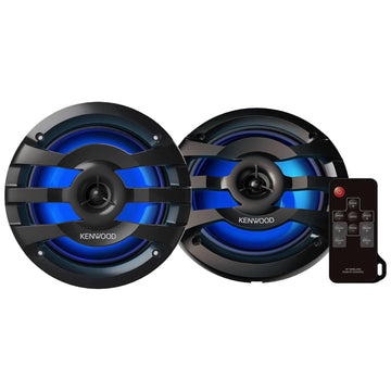 Set De Bocinas Marinas Kenwood KFC-1673MRBL 6.5 PLG 260w Rgb - Audioshop México lo mejor en Car Audio en México -  Kenwood